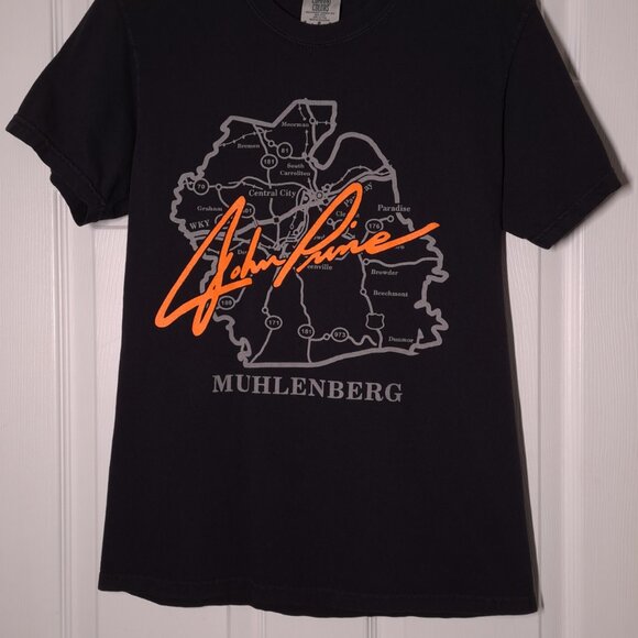 John Prine Muhlenberg USED Shirt (S, Black, Folk, Americana, Paradise, Reprint) - Picture 6 of 7